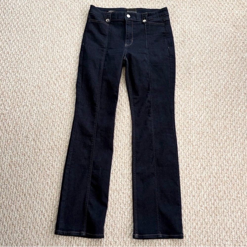 WHBM High Rise Tab Waist Bootcut Jean - Picture 5 of 16
